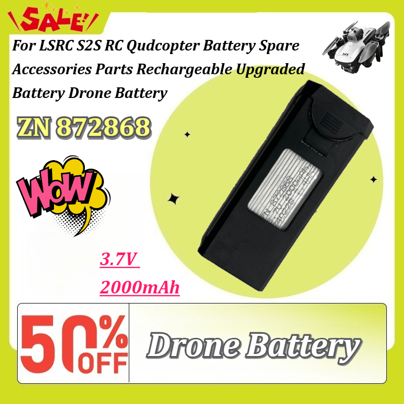 Eachine Drone E58 - Baru ZN872868 3.7V 2000MAh untuk LSRC