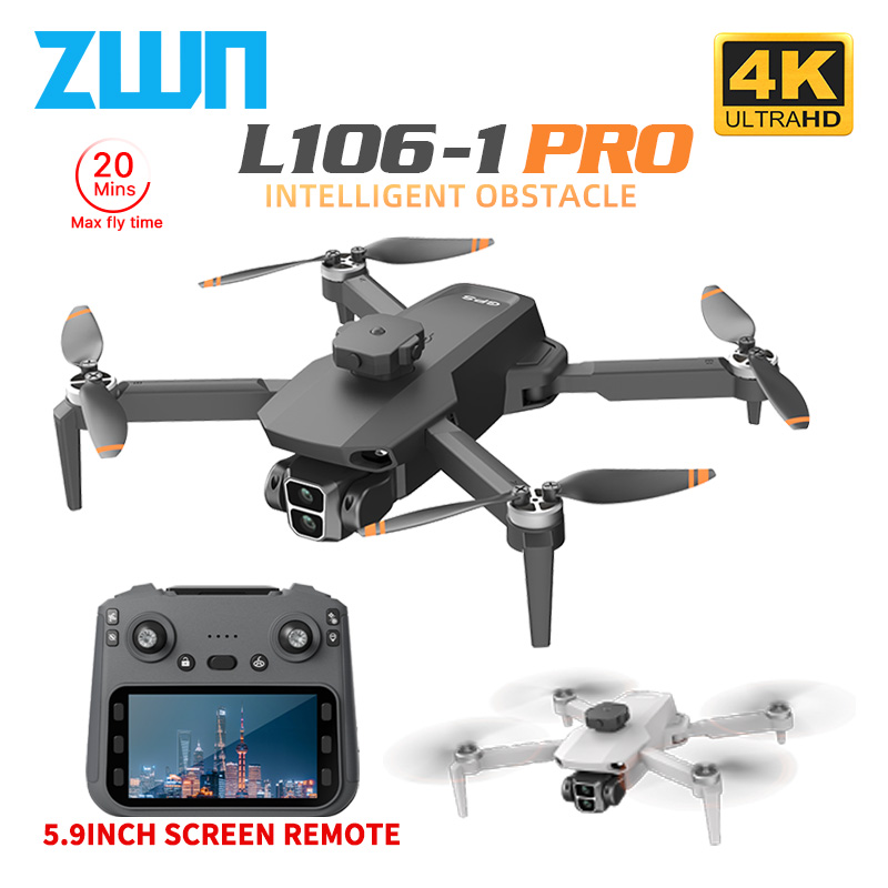 Drone Surveying - L106-1PRO Drone Profesional GPS dengan Layar