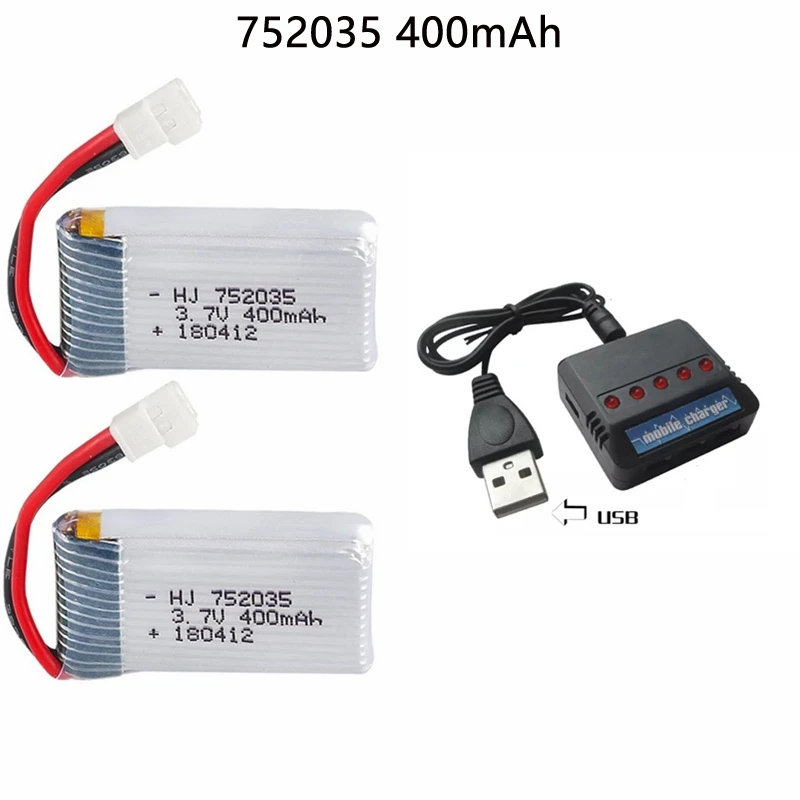 Baterai Drone 752035 3.7V 400m - Eachine Drone E58 ulasan dan harga