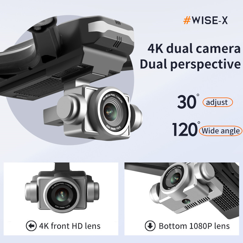Drone V14 kamera ganda HD 4K,  - Drone Video Production ulasan dan harga
