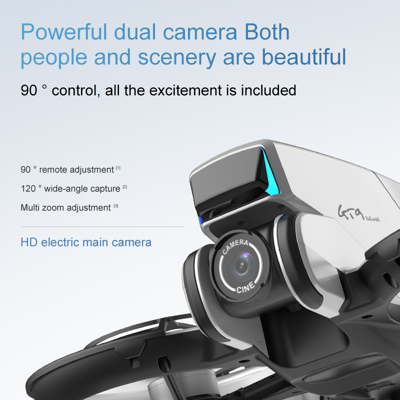 Drone RC Lipat GT9 GPS Asli de - Drone Cinematic ulasan dan harga