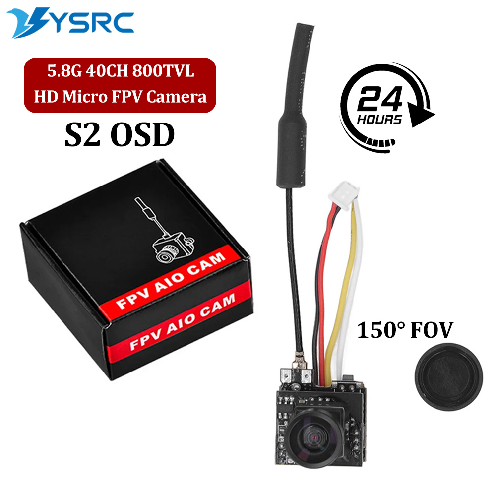 Kamera Mikro RC FPV S2 OSD AIO - Drone Video Production ulasan dan harga